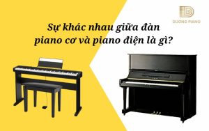 Đàn piano cơ và piano điện