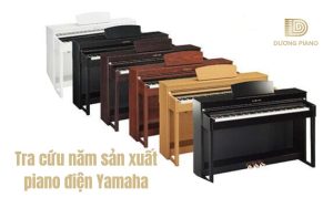 năm sản xuất piano điện Yamaha