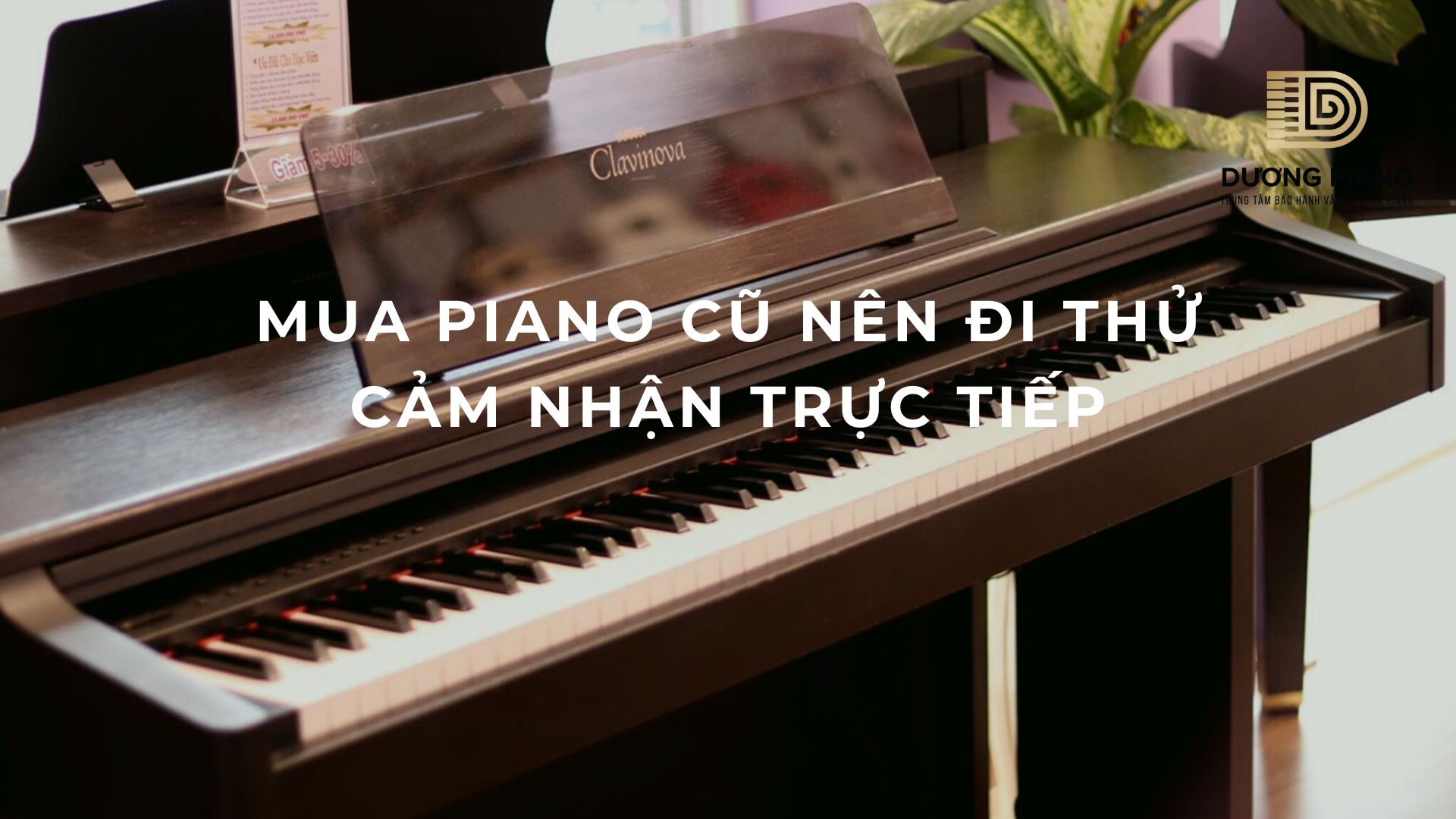 Mua piano cũ nên đi thử cảm nhận trực tiếp
